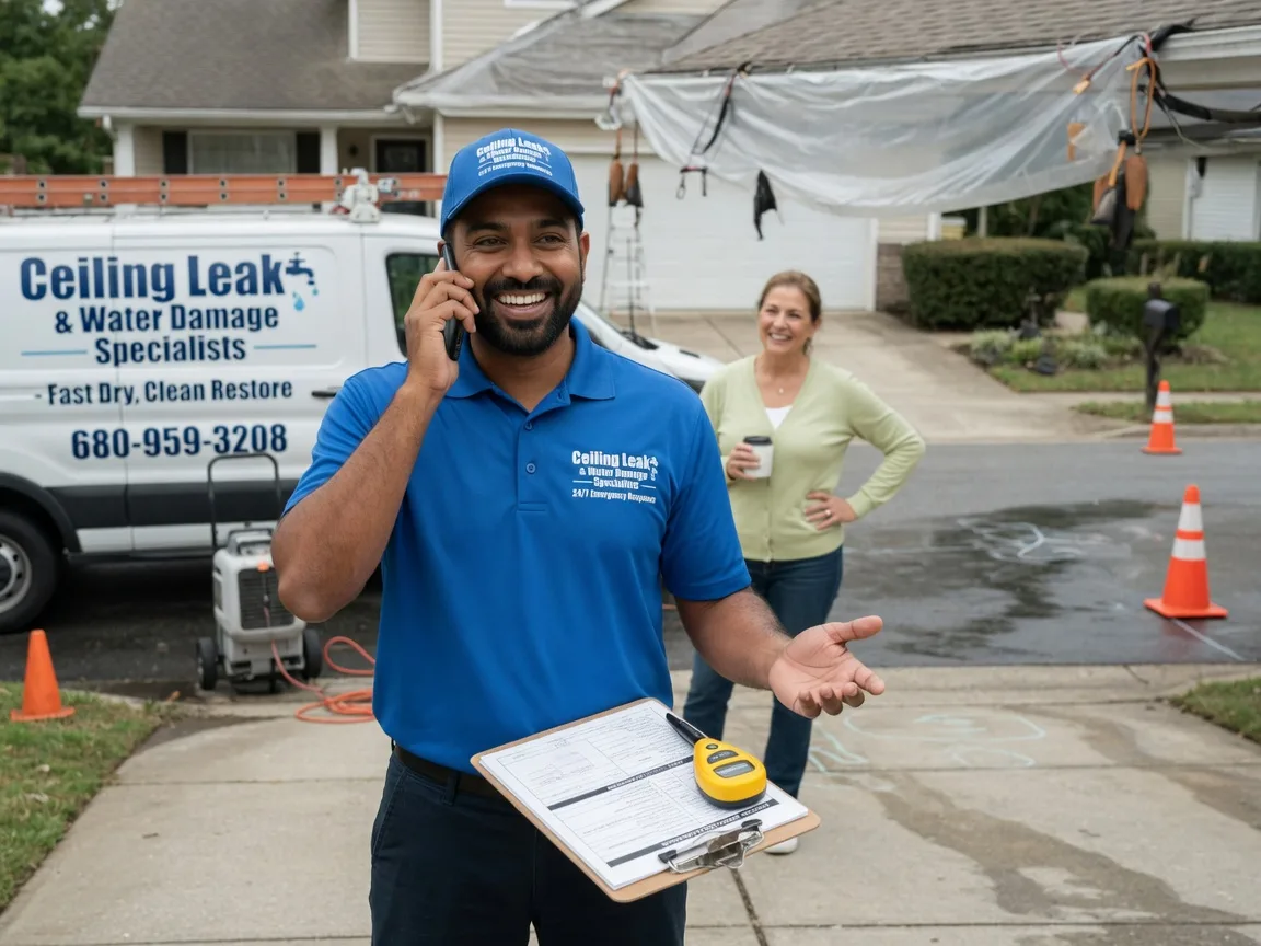 Ceiling Leak Cleanup Hayesville, IA FAQs